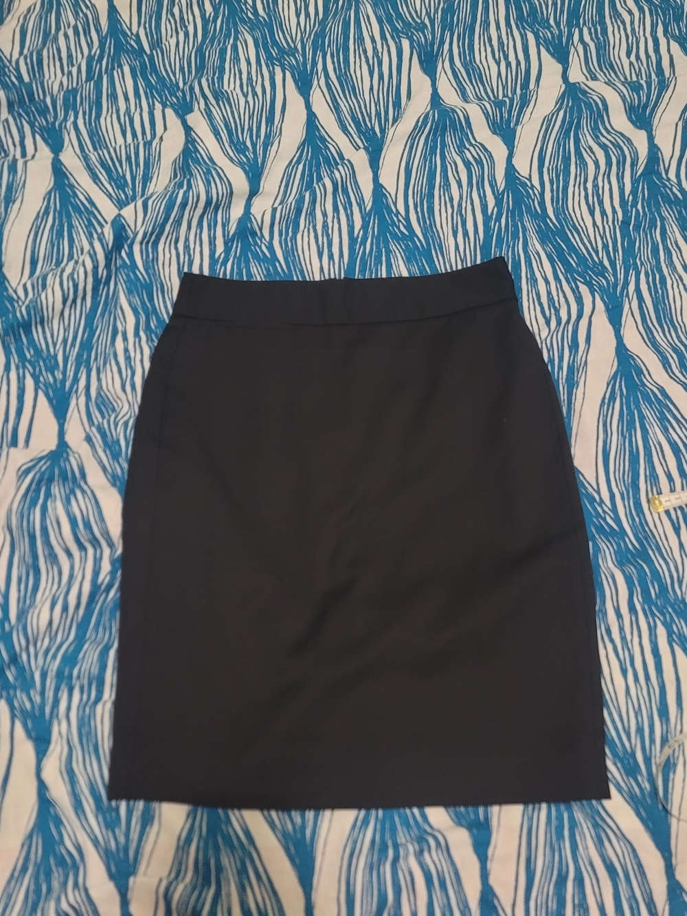 J. Crew Factory Black Classic Pencil Skirt